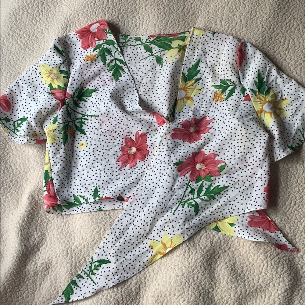 FLORAL CROP TOP 🌺